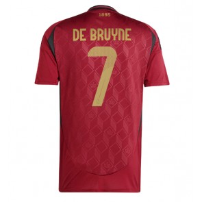 Billiga Belgien Kevin De Bruyne #7 Hemmatröja EM 2024 Kortärmad